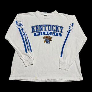 2000s Delta University of Kentucky Wildcats Long Sleeve‎ Shirt Adult Large